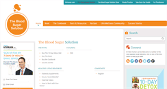Desktop Screenshot of bloodsugarsolution.com